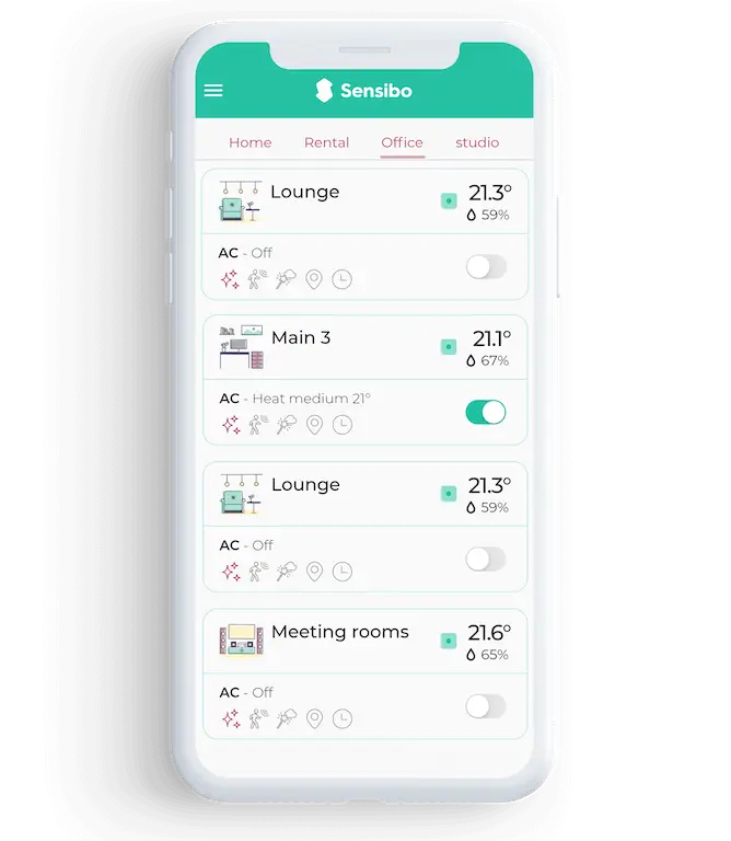 Sensibo app